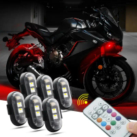 Đèn Nhấp Nháy Máy Bay Led, Màu RGB, Đèn Xe Máy, Đèn Lung Linh LED, Vị Trí, Không Dây, Thích Hợp Cho 