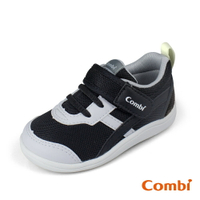 ★Combi日本康貝機能休閒童鞋-NICEWALK醫學級成長機能鞋C2101BK黑(寶寶段.中小童段)