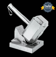 Metal 3d Puzzle THOR HAMMER MJOLNIR | Replika Palu Thor MB-161