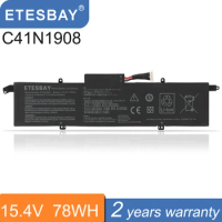 ETESBAY C41N1908 15.4V Laptop Battery For Asus ROG Zephyrus G14 GA401II GA401IV GA401IH GA401IU Series Notebook GA401II-BM026T