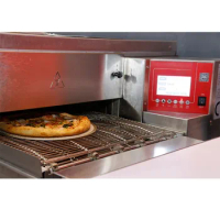 commercial electric conveyor pizza oven fully automatic for pizza baking