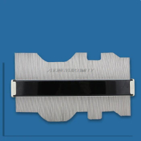Stainless steel arc ruler, shape taker, contour gauge, arc measure, shoe plate gauge, profile tool