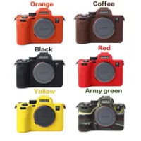 Soft A7 IV Silicone Camera Case Bag Rubber Cover Body For Sony Alpha 7 IV A7M4 A7 IV