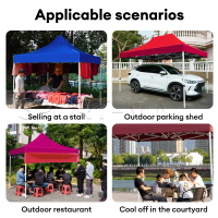 Easy To Use Trending Now ⚡ 10x10 Ft Night Market Canopy Camping Tent 3x3m Commercial Umbrella Foldin