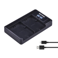 NP-FZ100 Ultra Slim LED USB Dual Charger for Sony NP FZ100 Alpha 9 A9 9R A9R 9S A9S A7RIII A7R3 7RM3 A7M3 and BC-QZ1