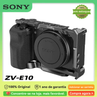 SONY Alpha ZV-E10 ZVE10 APS-C E-Mount Mirrorless Camera Digital Vlog Camera With 16-50mm Lens Professional 4K Smallrig cage