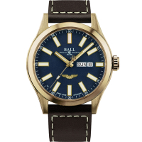 BALL 波爾 Engineer III系列 青銅 復古飛行機械腕錶 母親節送禮推薦-43mm NM2186C-L4J-BE