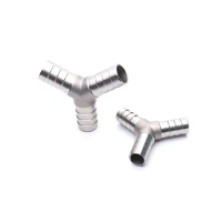Tee Socket Y Hose Barb 3 Way 6mm 8mm 10mm 12mm 15mm 20mm 25mm Jointer Pipe Tube Fitting Connector Adapter Water Separator