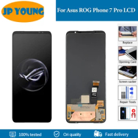 Original AMOLED For Asus ROG Phone 7 Pro LCD Display Screen Touch Panel Digitizer For Asus ROG 7 Pro ROG 7Pro Display Replace