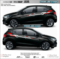 RIO stiker mobil brio list keren stiker mobil HONDA BRIO RS