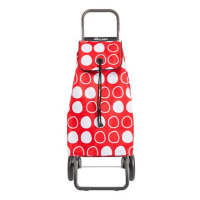 【ROLSER】西班牙RG摺疊兩輪時尚購物車-紅白(西班牙進口/輕巧時尚/順暢好推拉)