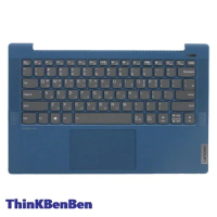 KR Korean Blue Keyboard Upper Case Palmrest Shell Cover For Lenovo Ideapad 5 14 14IIL05 14ARE05 14ALC05 14ITL05 5CB1A13817