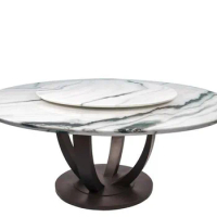 panda white marble Marble furniture stone dining table