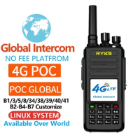 4G LTE Public Network Radio Linux System Only Work with Platform Two way Mini Walkie Talkie