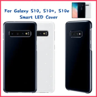 Smart View Cover LED Case For Samsung Galaxy S10Plus S10E S10 S10 Plus SM-G9730 SM-G9750 G9750 Smart Led Lighting Effect Cover