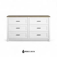 Bufet Kayu Jati / Bufet Minimalis Modern / Bufet Tv / Bufet Rak Laci Penyimpanan / Bufet Laci 6 | ST