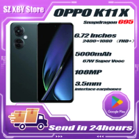 Original OPPO K11x k11x Original New Official 5G Cell Phone 6.72inch 120Hz OLED Snapdragon695 5000mAh67W SuperVOOC 108MP Camera