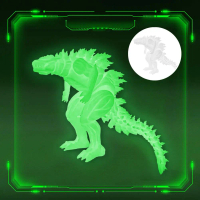 Hiasan dinosaur 3D cetak 18 cm, mainan fidget dinosaur fleksibel untuk melegakan tekanan, 3D Cetak B