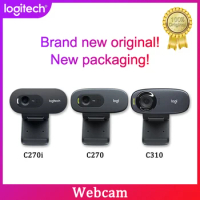 New Original Logitech C310 C270 C270I HD Webcam 720P Built-in Micphone USB2.0 Computer PC Notebook Video Conference Camera