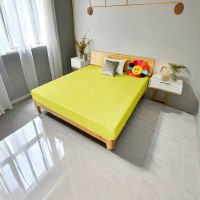 พร้อมส่งจากไทย Plain Colored Bed Sheets Available in Sizes 3, 3.5, 4, 5 and 6 Feet. Fastened at All