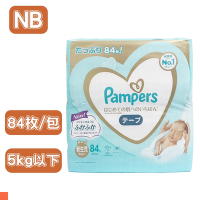 日本 PAMPERS 境內版 紙尿褲 黏貼型 尿布 NB 84片x3包 箱購