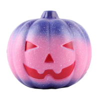 Jumbo Halloween Galaxy Pumpkin Squishy Slow Rising Squeeze Toys PU Scented Soft Stress Relief Press Plaything 11*11*10 CM
