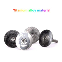Titanium alloy Bicycle Stem Top Cap MTB Headset Cap M6*30mm CNC lightweight Titanium Bolt