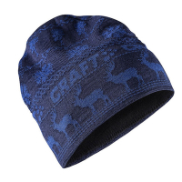 瑞典 Craft Retro Knit Hat 針織羊毛帽.彈性透氣保暖護耳帽_藍綠