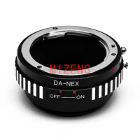DA-NEX adapter ring for PK k DA lens to sony E mount a6300 a6500 a9 a7r a7s a7r2 a7r3 a7r4 A7R5 A1 A6700 ZV-E10 ZV-E1 camera
