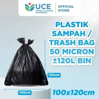 Plastik Sampah / Trash Bag TEBAL BERKUALITAS 50micron 100X120