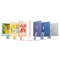 【Apple】2024 iMac 24吋 M4晶片 8核心CPU與8核心GPU 16G/256G SSD/巧控滑鼠/巧控鍵盤