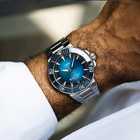 Oris豪利時 Aquis 五日鍊全新自製機芯 Calibre 400 潛水錶 0140077634135-0782409PEB 520送禮推薦