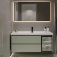 Faucet Floor Shelves Bathroom Cabinet Mirror Sets Shelf Sink Bathroom Cabinet Accessories Armario Banheiro Home Furniture