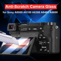 2PCS A6400 Camera Glass for Sony Alpha A6500 A6600 A6300 A6100 9H Hardness Tempered Glass Ultra Thin Screen Protective Film