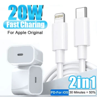 Fast Charger For iPhone 12 13 11 Pro Max Mini SE3 X XS XR Quick Charger USB To Type C Fast Charge Cable For Apple s Original 20W