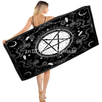 Witch Blessed Moon Star And Snake Stone The Planes Of Existence Gothic Quick Drying Towel By Ho Me Lili Fit For Fitness Etc
