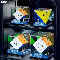 เมล็งเมจิกคิวบ์, MoYu อัพเกรดกล่องใส, บรรจุภัณฑ์, ขนาด 2x2, 3x3, 4x4, พีระมิด M, ของเล่นอยู่ไม่สุข, 