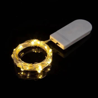 Fairy Waterproof Lights String Mini Firefly String Lights Button Battery Box With Flexible Silver Wire