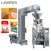 LANDPACK 420 Vertical Grain Packing Machine for Rice/Wheat/Corn kernels/Millet/Barley/Buckwheat/Oat