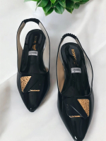 HOPPYPED Sepatu Kerja Wanita Hitam Heels 5cm