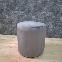Đôn tròn dành cho bàn trang điểm cao 40cm, kích thước 33cm x 40cm, màu xám