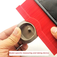 Model-Specific Measuring And Taking Device ABS Plastic Sheet Transformation Shape Copy Contour Gauge Radian Ruler Shape Taker