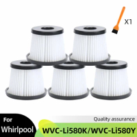 Hepa Filter Kit Replacement For Whirlpool WVC-LI580K WVC-LI580Y Cordless Robot Vacuum Cleaner Spare Part Accessories
