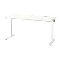 MITTZON 書桌/工作桌, 白色, 160x60 公分