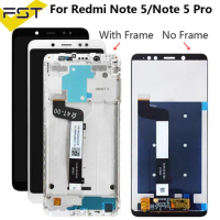 For Xiaomi Redmi Note 5 LCD Display Digitizer Sensor Glass Lens Assembly For Xiaomi Redmi Note 5 Pro LCD Display Sensor Frame