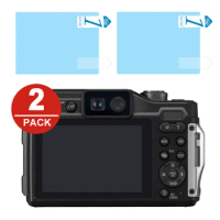 2x LCD Screen Protector Protection Film for Panasonic Lumix DC-TS7 DC-FT7 TS7 FT7 TS7K FX80 LX5 G5 GF5 GF3 GX1 FX700 GF6