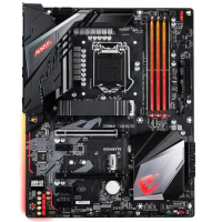 Used original for Gigabyte Z390 AORUS ELITE LGA1151 ATX motherboard support I7-9700K/I9-9900K CPU