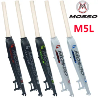 MOSSO MTB Front Fork M5L Hard Fork 27.5 29 Inch Disc Brake Road Bicycle Mountain Bike Forks Extended
