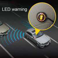 Car Blind Spot Detection IP67 Waterproof Radar Detection Set Assist Lane Changing Blind Spot Sensor Ultrasonic Radar Monitor Kit