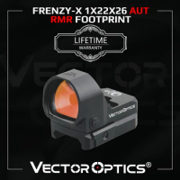 Vector Optics Frenzy-X 1x22x26 AUT Red Dot Scope With Automatic Light Sensor IPX6 Waterproof For Pistol AR 15 Fit RMR Glock 17